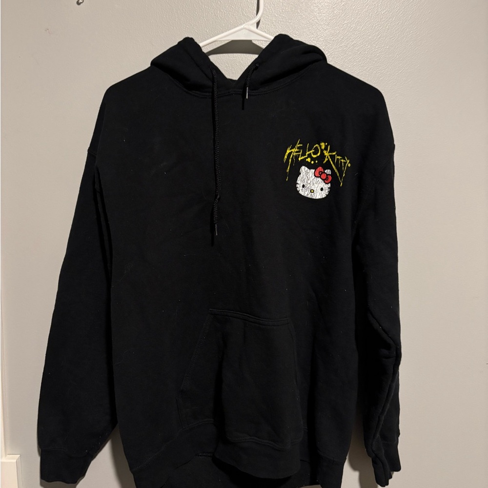 Black Graphic Hoodie